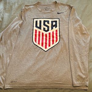 Nike USA soccer long sleeve